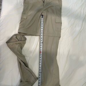 Columbia convertible zip-off hiking pants